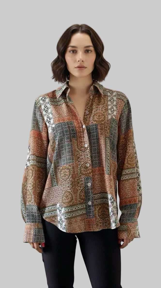 Paisley Print Shirt