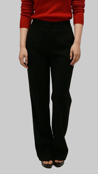 Wide Leg Pants with Belt Loops