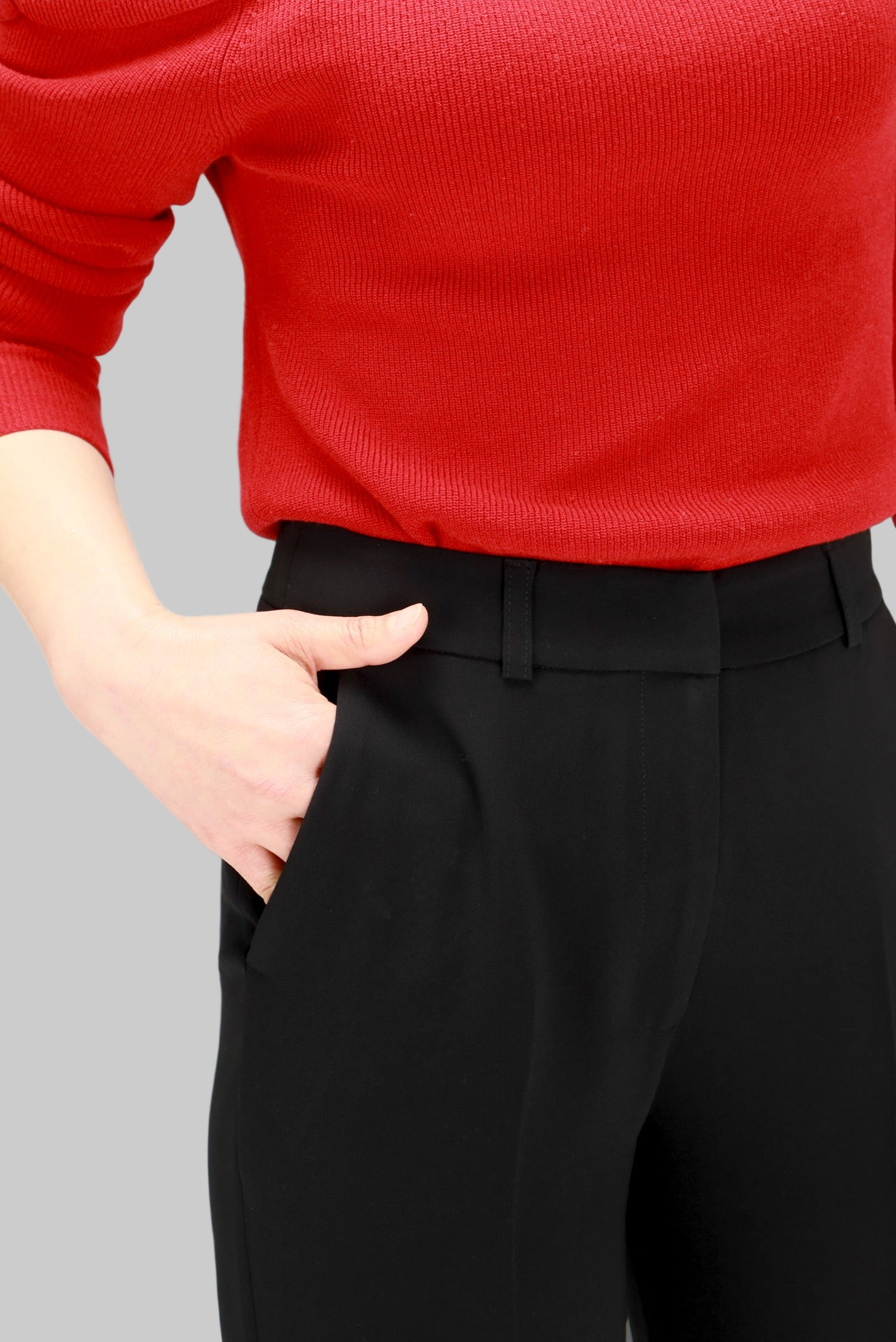 Wide Leg Pants with Belt Loops