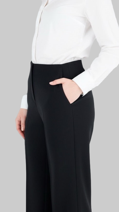 Wide Leg Pants with no Belt Loops